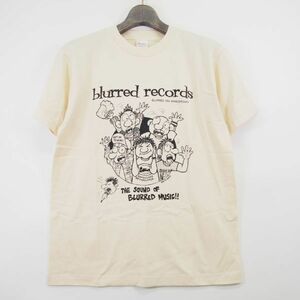 BLURRED 10th ANNIVERSARY blurred records 半袖Tシャツ(S)ベージュ