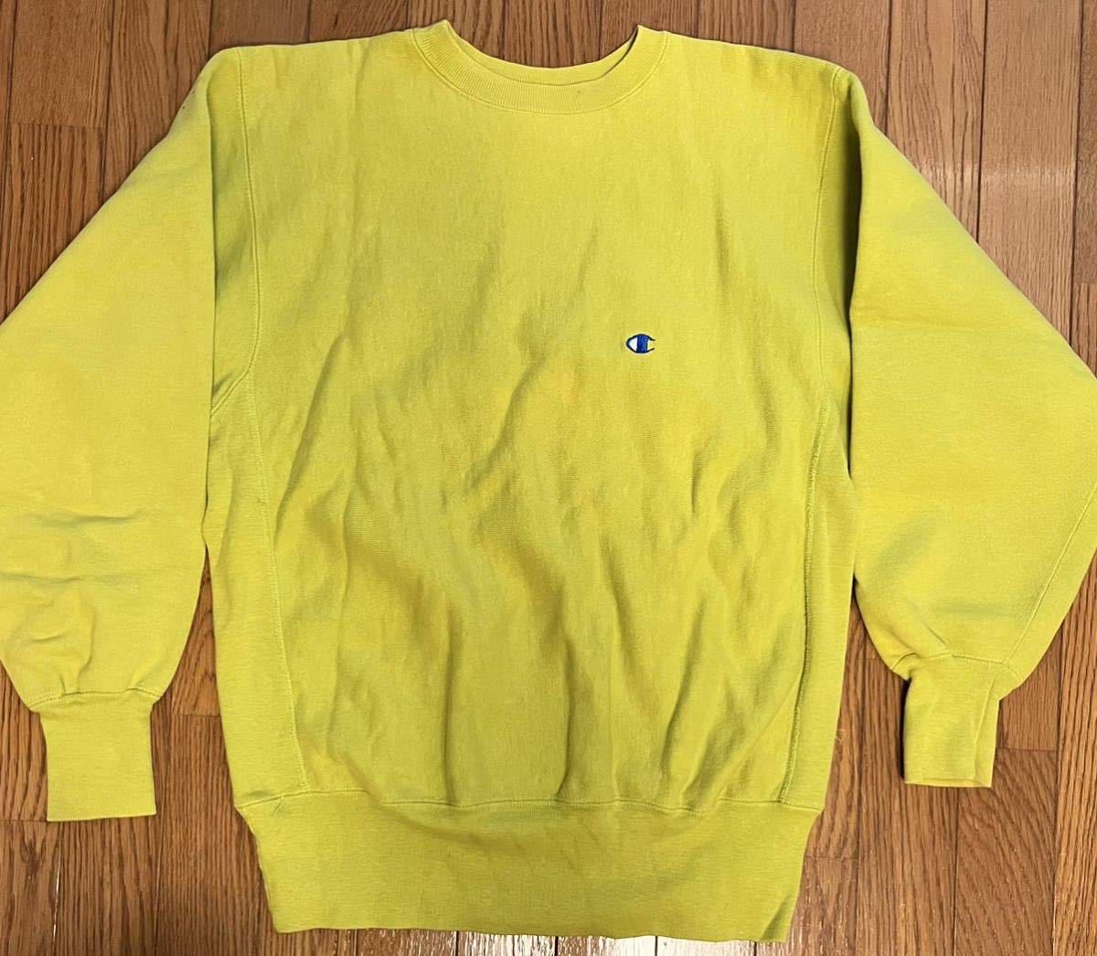 日本ショップ - 美品 マスタード 90s XL USA製 チャンピオン リバース