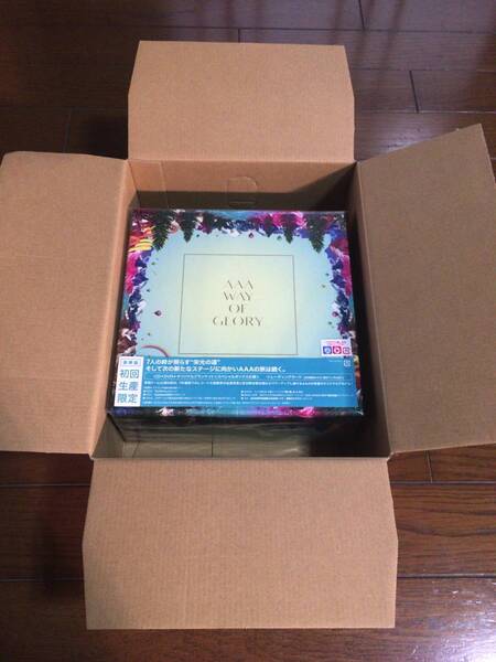 AAA WAY OF GLORY CD 初回生産限定 CD+DVD+オリジナルブランケット 豪華版
