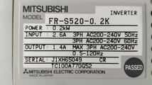 MITSUBISHI ELECTRIC FR-S520-0.2K(2234)_画像3