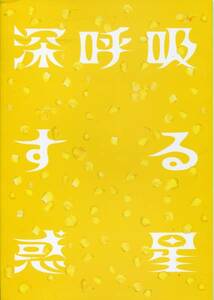 深呼吸する惑星 パンフ&チラシ★高橋一生 鴻上尚史 筧利夫 萩野貴継 長野里美★舞台 パンフレット aoaoya