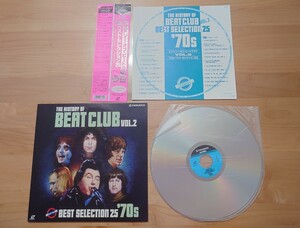 ★THE HISTORY OF BEAT CLUB VOL.2★70'S BEST SELECTION★レーザーディスク★中古品★LD