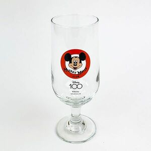 ディズニー100周年 ソーダグラス ミッキーレトロポップ Disney ガラスコップ 日本製