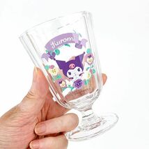 サンリオ クロミ 脚付きグラス ガラスコップ 日本製 Sanrio(PWD)_画像4