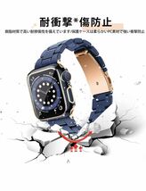 Apple Watch バンド 樹脂バンド アップル ウォッチ バンド apple Watch 一体型 ケース付き 42mmケース42/44/45/49mmバンド共通_画像2