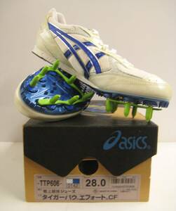  new goods * Asics * Tiger paue four toCF*28.0 white × blue 