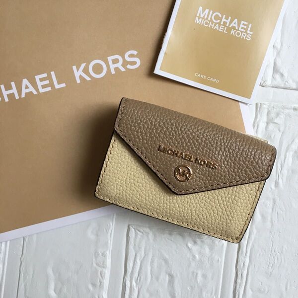 新品 マイケルコース MICHAELKORS JET SET CHARM トライフォールドウォレット スモール