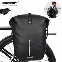 【新品】Rhinowalk パニアバッグ(1個)バックパック ブラック 大容量 20L 耐水 ロードバイク サイクリング_画像1