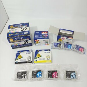 インクカートリッジ エプソン EPSON IC32 純正インク 15本 32 エプソン用 詰め替えインク エレコム THE-32KIT まとめ 長期保管品【道楽札幌