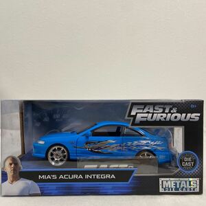 Jada toys 1/24 FAST&FURIOUS ACURA INTEGRA Mia's ワイルドスピード ミア ホンダ インテグラ HONDA DC2 TYPE R 完成品 ミニカー