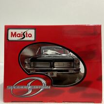 Maisto 1/18 Pontiac GTO 1965年 Black マイスト ポンティアック ブラック アメ車 アメリカンカー ミニカー モデルカー_画像3