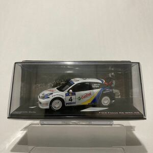 デアゴスティーニ ラリーカーコレクション 1/43 Ford Focus RS WRC 03 #4 フォード フォーカス アクロポリス 2003 ミニカー　モデルカー