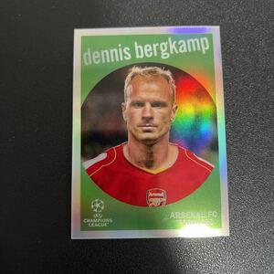 Topps Chrome Uefa club competitions UCC 2022/2023 - Dennis Bergkamp - 1959 Topps refractor インサイドカード Arsenal アーセナル
