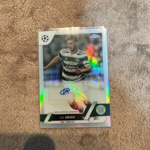 Topps Chrome Uefa club competitions UCC 2022/2023 - Liel Abada - Chrome Autographs 直筆サインカード Celtic FC