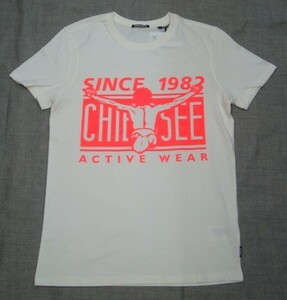 新品CHIEMSEE(キムジー)メンズTシャツHONOK 11-4202 STAR WHITE (XXL)・・2023