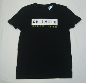 新品CHIEMSEE(キムジー)メンズTシャツFILSO (19-3911 DEEP BLACK) Mサイズ