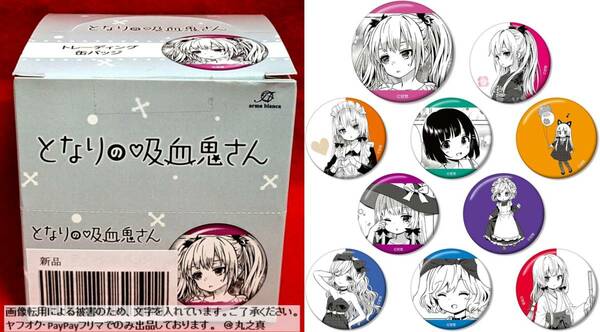 【 未開封 送料無料 ☆】 となりの吸血鬼さん トレーディング 缶バッジ 10個入りBOX / 缶バッヂ 缶バッチ ソフィー・トワイライト 天野灯