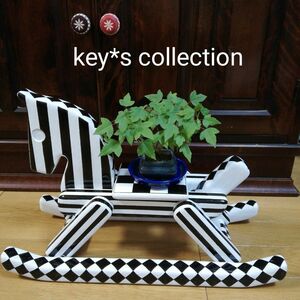 【週末限定価格】key*s collection★木馬★花台★オブジェ★スツール★インテリア