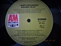 ◎バート・バカラック／BURT BACHARACH【GOLDEN PRIZE】LP／美盤◎_画像5