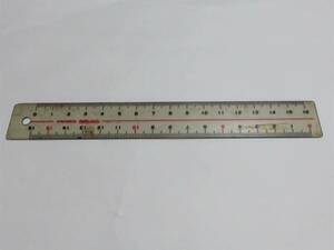 * Showa era * retro. goods *[ squid libosi plastic ruler (16.) 1 point ] * the cheapest postage 84 jpy . shipping possible!