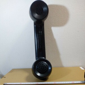 黒電話 受話器 Texas Telephone Poynter Products 1969年製 全長約50㎝ オブジェ 未チェック 詳細不明 ジャンク扱い 