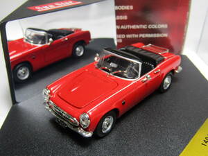 HONDA 1/43 ホンダ S800 本田技研 1966 昭和41年 RED レッド Precion Classica Sun Star製 絶版 Japan USDM JDM OLD S600 オープン 名車