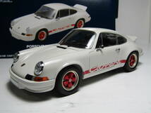 Porsche 911RS 1/24 ポルシェ カレラ アロイ レッド 白 FLAT6 ダックテール EBBRO OLDES エブロ製 Carrera RSR 2.8 2.4L RS 911R 1967_画像1