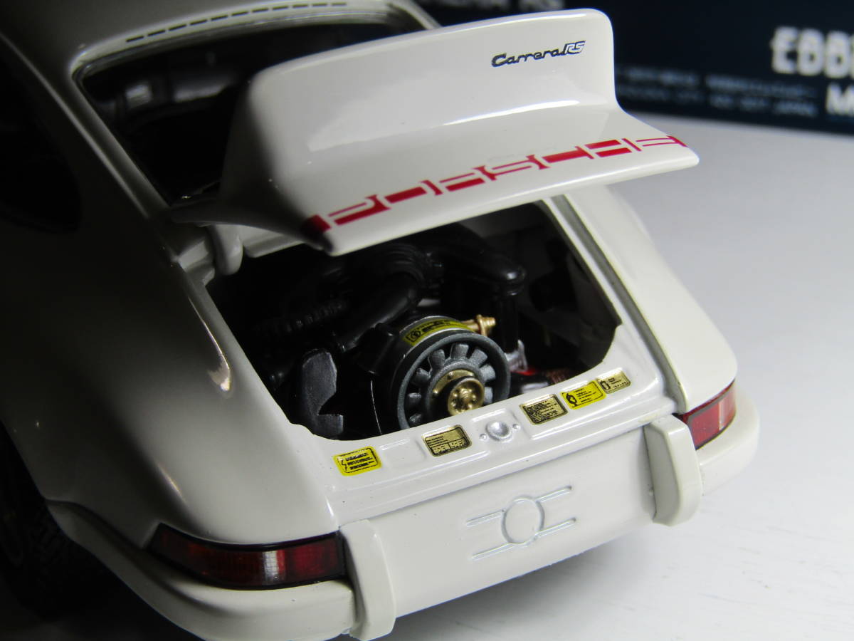 Porsche 911RS 1/24 ポルシェ カレラ アロイ レッド 白 FLAT6 ダック