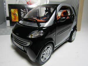 Smart Fortwo 初代 W450 1998 2007 BENZ 1/18 スマート シティークーペ フォーツー 美品 BK WH / シルバー Maisto製 