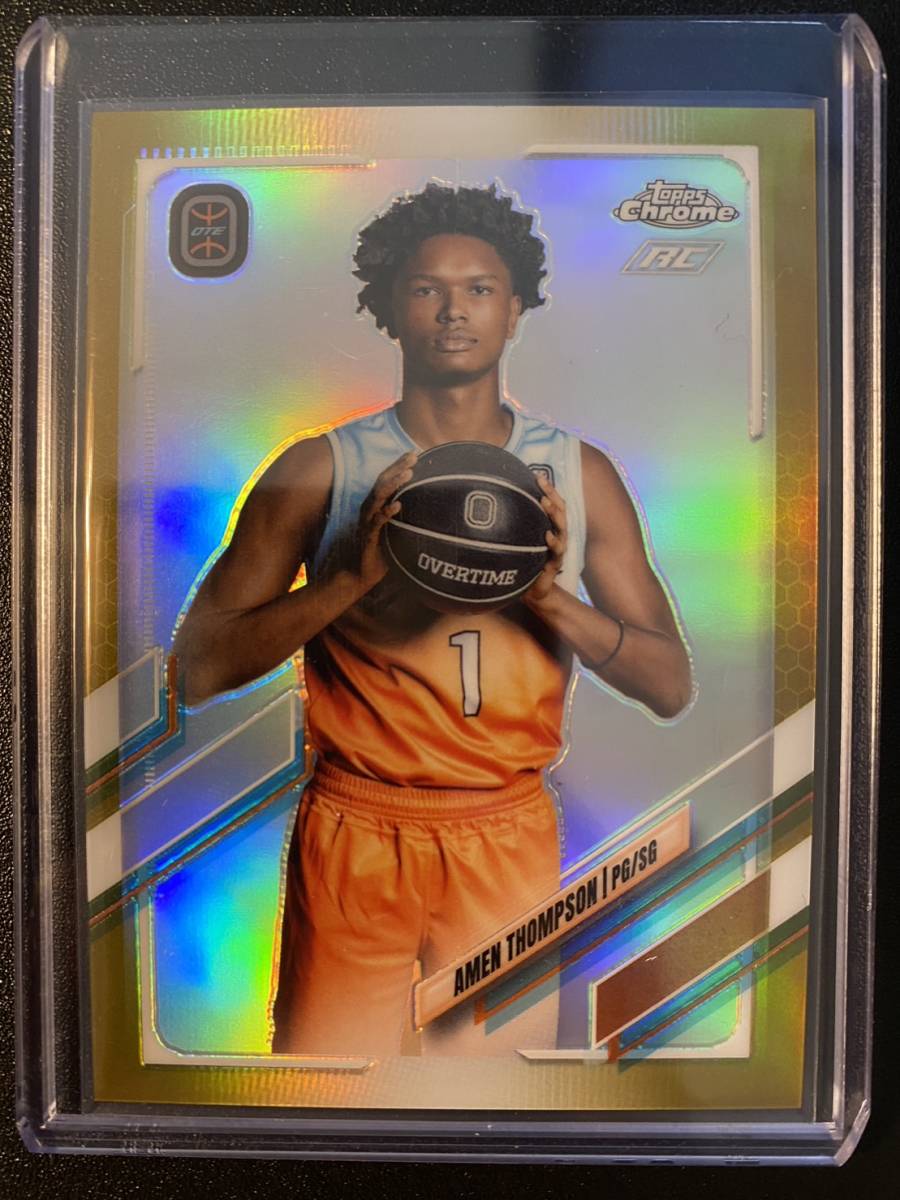 Amen Thompson Topps RC 199枚限定 NBA ドラフト4位 Amen Thompson Topps RC 199枚限定 NBA ドラフト4位