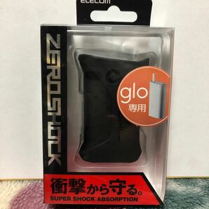 エレコム 電子タバコ glo 専用 (グロー) ケース カバー ZEROSHOCK ブラック ET-GLZEROBK
