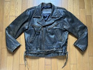  superior article KADOYA Kadoya K'sLEATHER Double Rider's leather jacket L
