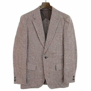 kolor カラー 19SS GUN CLUB CHECK 1B JACKET チェック柄1Bテーラードジャケット ベージュ 2 メンズ