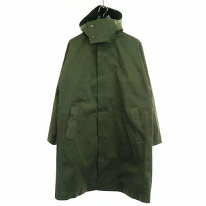 salvy サヴィー 15AW HIGH COUNT SMOOTH HOODED COAT フードコート カーキ 2 メンズ