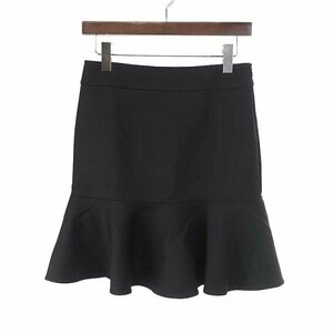 BALENCIAGA Balenciaga flair design skirt black 38 lady's ITG64YACP7RW