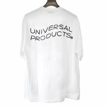 UNIVERSAL PRODUCTS ユニバーサルプロダクツ UP+N S/S TEE LOGO バックロゴプリントTシャツ ホワイト 3 メンズ ITH1RWLLEWCM_画像2