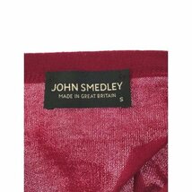 JOHN SMEDLEY ジョンスメドレー SEA ISLAND COTTON コットンニットカーディガン ピンク サイズ:S メンズ IT3WNTDP3E28_画像3