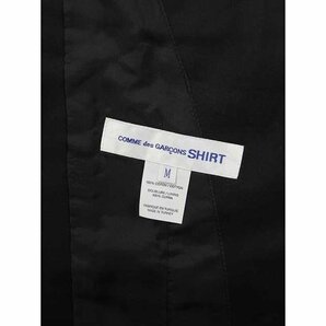 COMME des GARCONS SHIRT コムデギャルソンシャツ コットンポプリンジレベスト ブラック M メンズ ITW1577KQ00Gの画像3