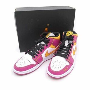 NIKE ナイキ DC0350-100 AIR JORDAN 1 MID DAY OF THE DEAD ハイカットスニーカー マルチカラー 26.5cm メンズ IT2D2MRZY39Sの画像1