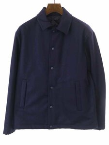 DOPPIAA ドッピアアー WOOL WORKWEAR JACKET ウールパテッドワークジャケット ネイビー サイズ：46