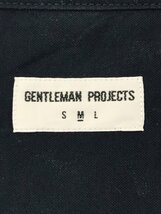 GENTLEMAN PROJECTS ジェントルマン プロジェクト コットンワークシャツ ネイビー サイズ：M_画像3