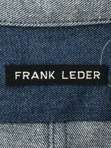 FRANK LEDER フランクリーダー デニムシャツ インディゴブルー サイズ：XS_画像3