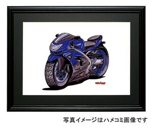 イラスト カワサキNinja ZX-9R（青）