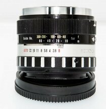 【改造レンズ】HEXANON 2.8/40ｍｍ【コニカEEマチックデラックス】をNEXマウントレンズに改造【SONY E-MOUNT用レンズ】_画像6