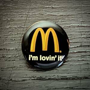 US ビンテージ　ピンバッジ　Mcdonald's マクドナルド　i'm lovin' it　ピンズ　バッジ　mcd-54