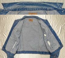 80s～ Levi's リーバイス 70506 -0216　size 50　MADE IN USA アメリカ製　デニム ジャケット_画像4