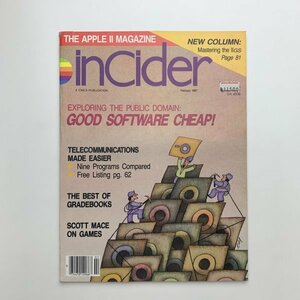 inCider The Apple Ⅱ Magazine 1987 year 2 month 2-k2