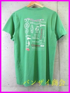 【送料300円可】0380m36◆美品です◆竹素材◆CHUMS チャムス 半袖Tシャツ L/カットソー/アウトドア/ジャケット/メンズ/男性/紳士