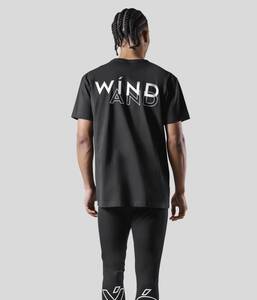 新品 LYFT × WIND AND SEA STANDARD T-SHIRT 限定 コラボ ロゴ プリント Tシャツ リフト ウィンダンシー XL ブラック