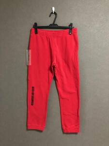 定価24200円 新品 SUB-AGE. SWEAT PANTS ロゴ スウェット パンツ 17AW-SAPT-06 サベージ 2 レッド